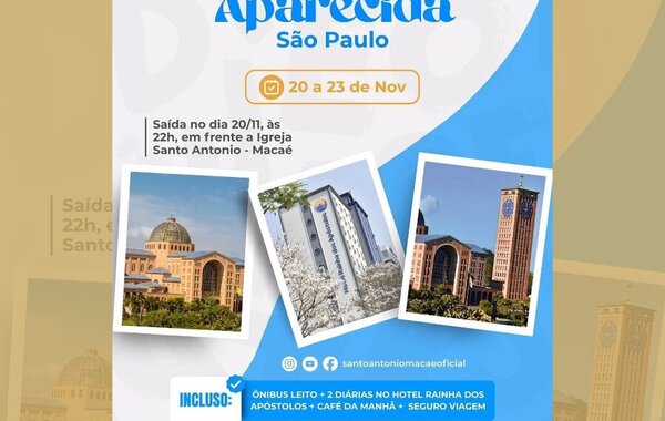 Peregrinação a Aparecida/SP - 2025