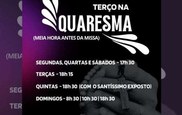 Terço na Quaresma