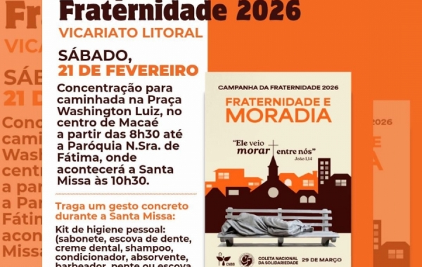 Abertura da Campanha da Fraternidade 2026