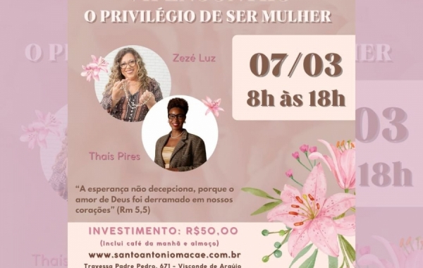 VII Encontro: O Privilégio de ser Mulher