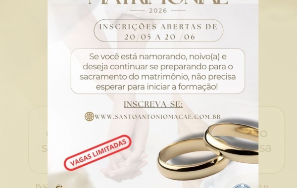 Inscrição Catequese Matrimonial