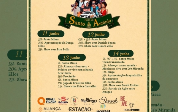 Igreja de Santo Antônio inicia Trezena e prepara grande festa do padroeiro 