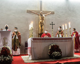 29/06/2021 - Missa em Ação de Graças pelos 10 anos de Sacerdócio de Pe. Gleison e Pe. José Ruy 