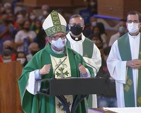 29/10/2021 -  Missa de Encerramento do Retiro Anual do Clero e da Romaria Diocesana no Santuário Nacional de Aparecida/SP