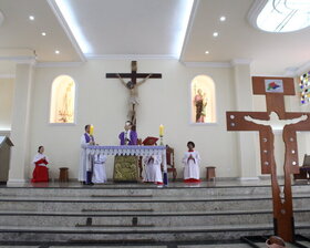 Passagem da Cruz Peregrina na Forania 2 - Vicariato Litoral