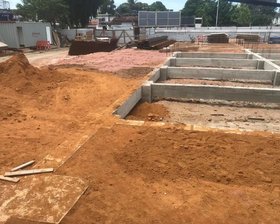 Começo das Obras - Preparando o terreno