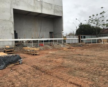 Começo das Obras - Preparando o terreno